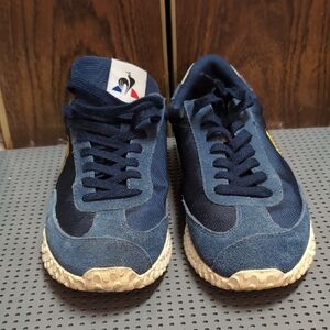 Le Coq Sportif Blue Sneakers Retro Design